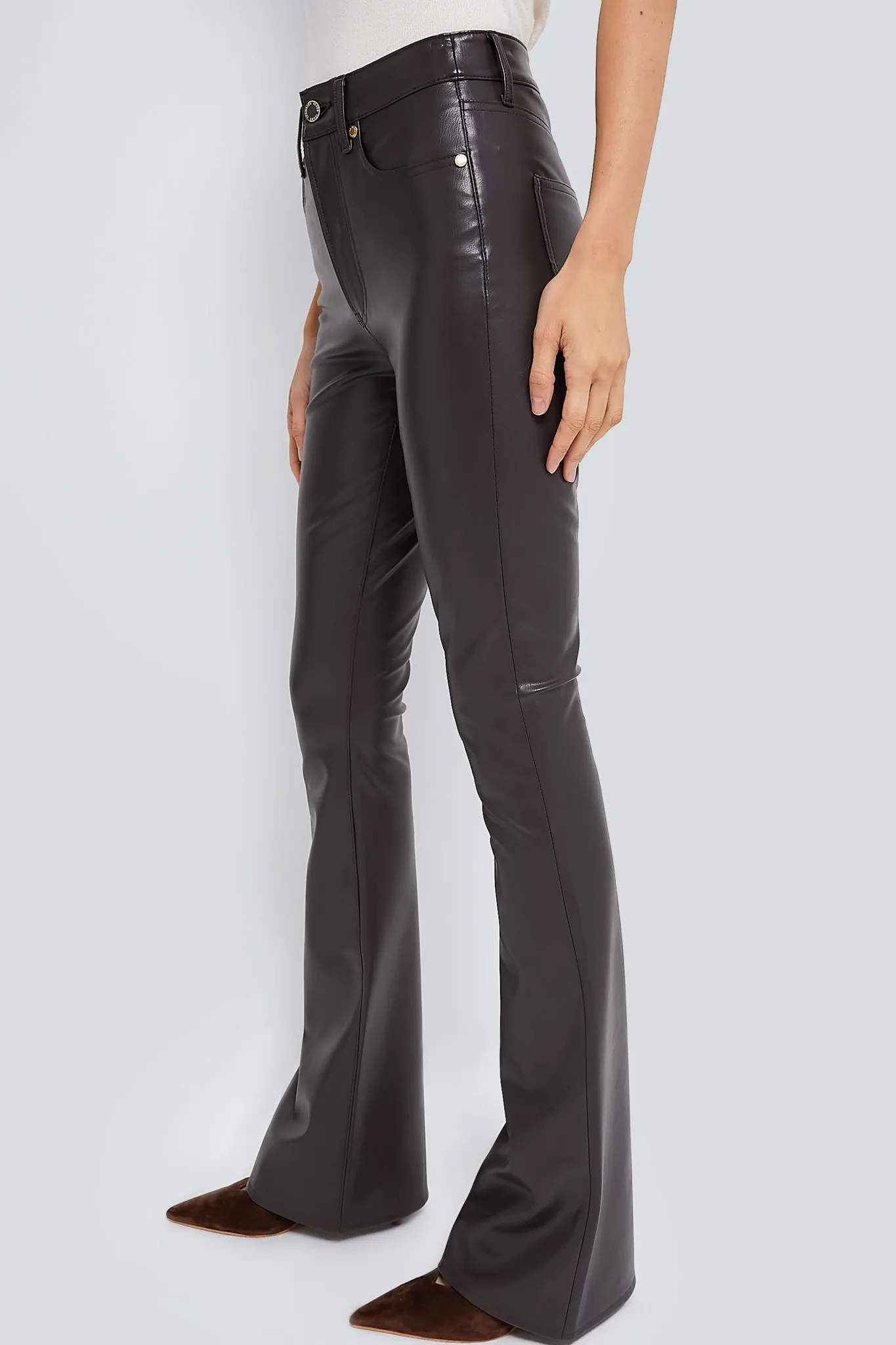 Dark Chocolate Beverly High Rise Skinny Flare