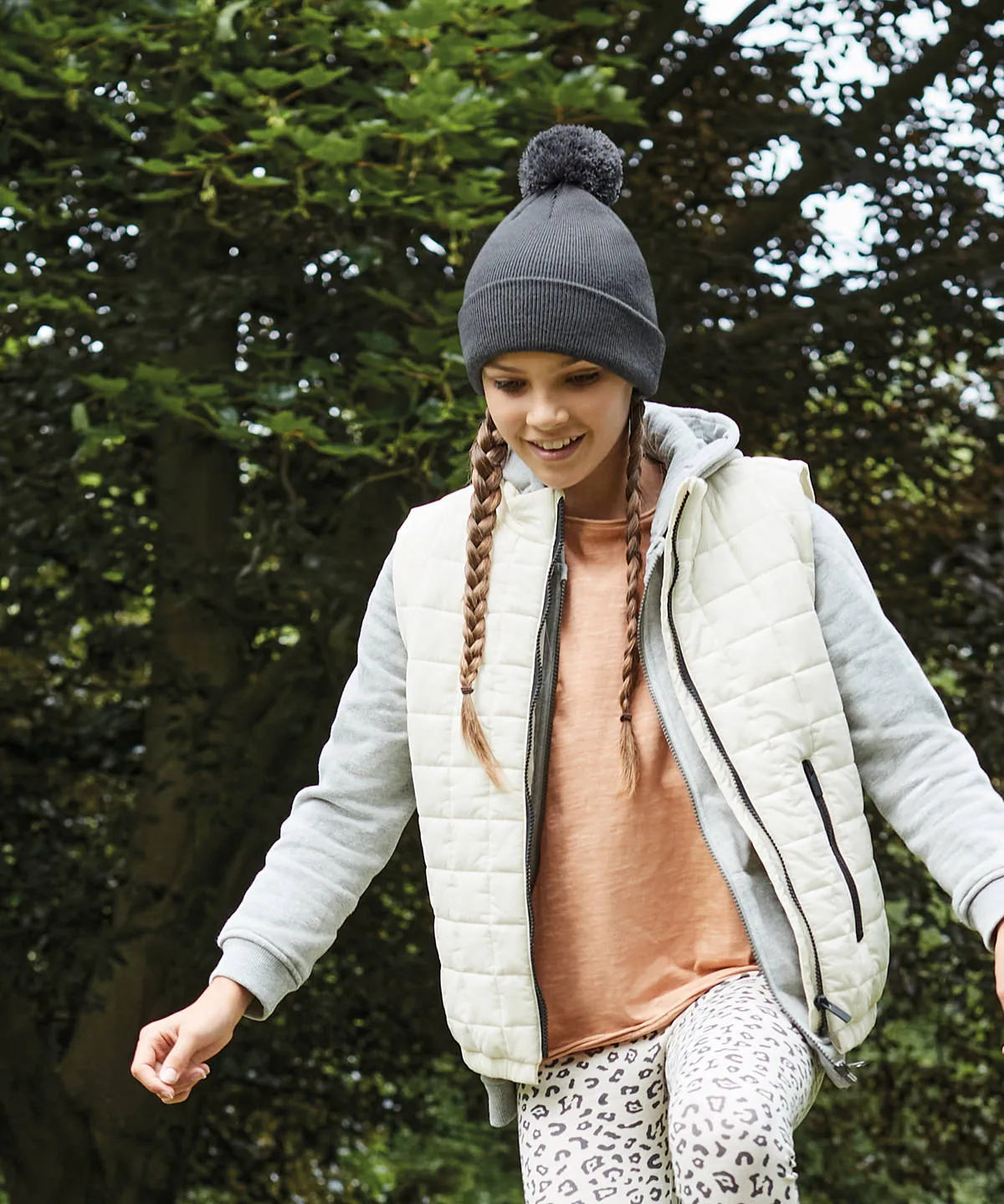 Dusky Pink - Junior original pom pom beanie