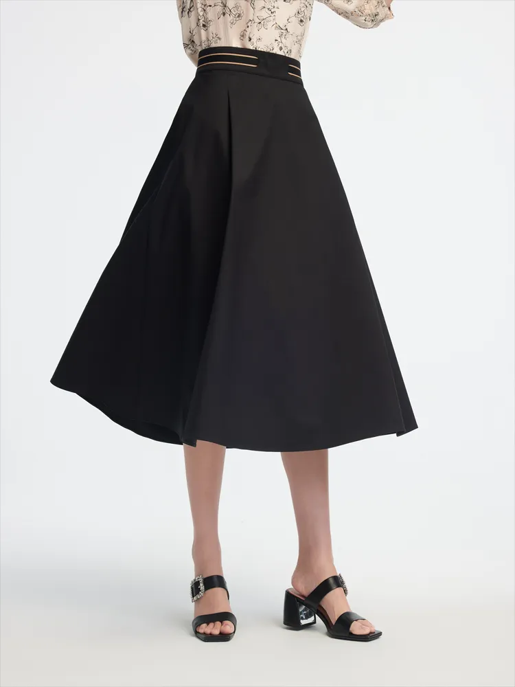 EP YAYING Audrey Hepburn-inspired Midi Skirt