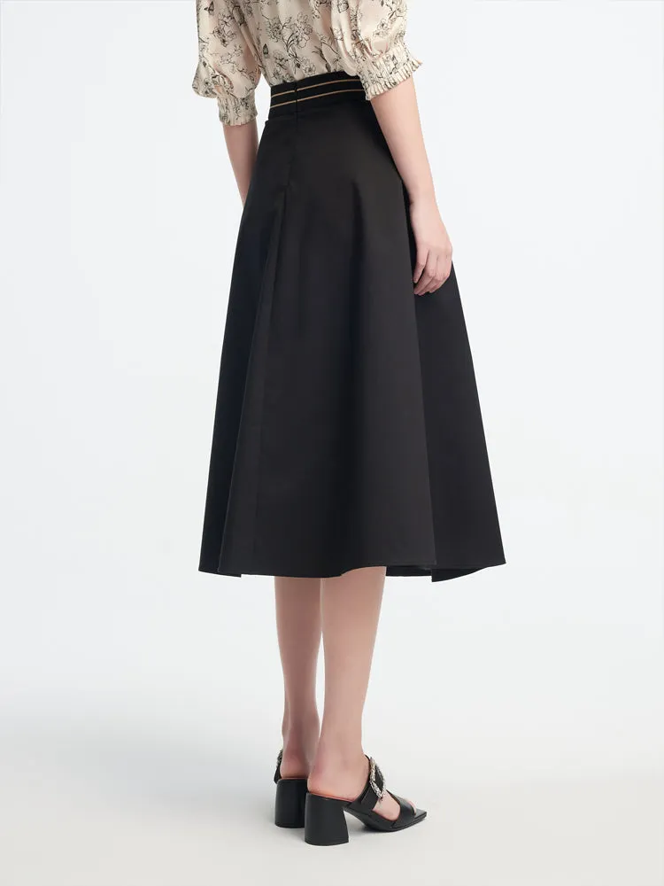 EP YAYING Audrey Hepburn-inspired Midi Skirt