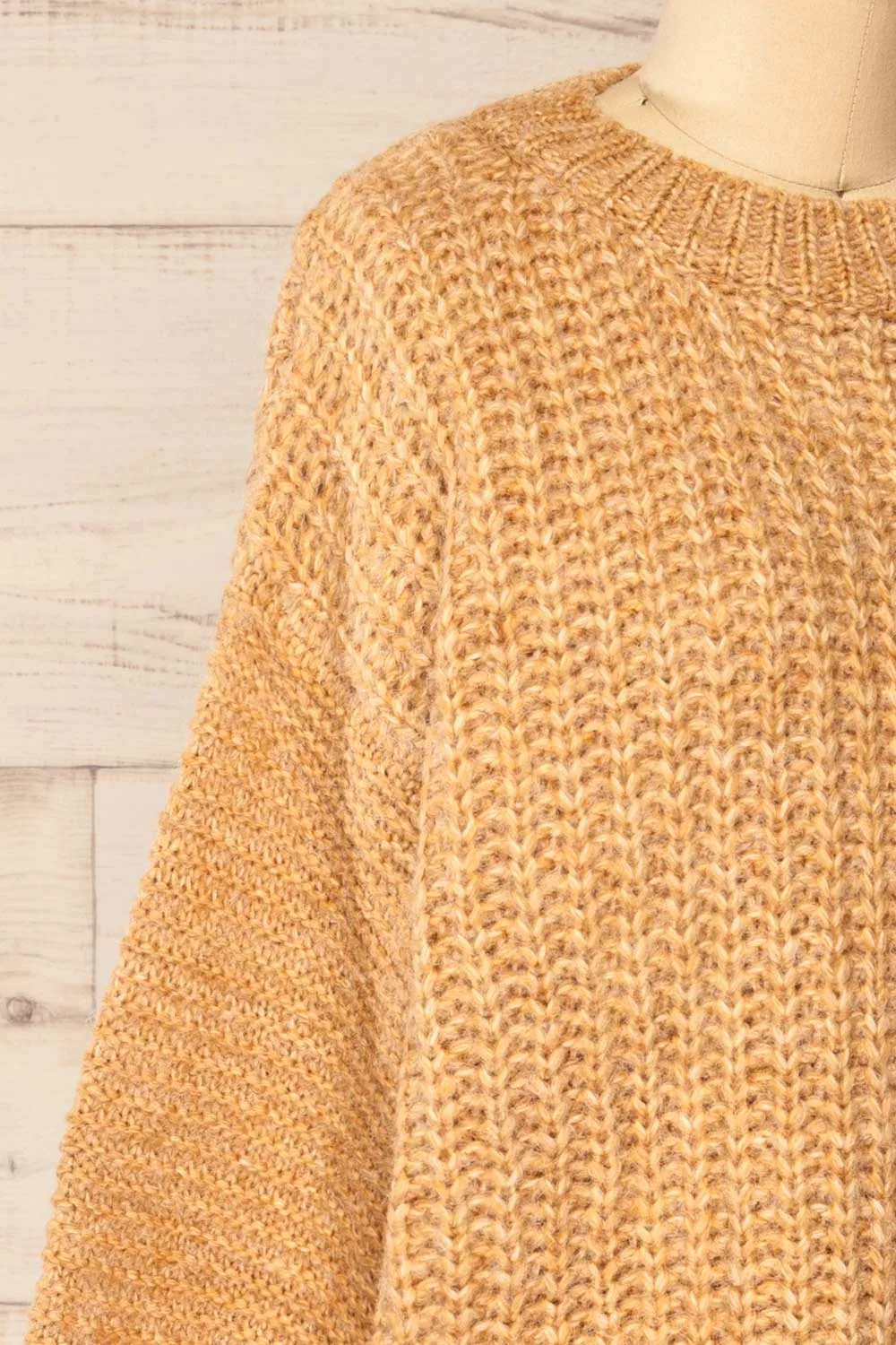 Fagerasen Caramel | Oversized Knit sweater