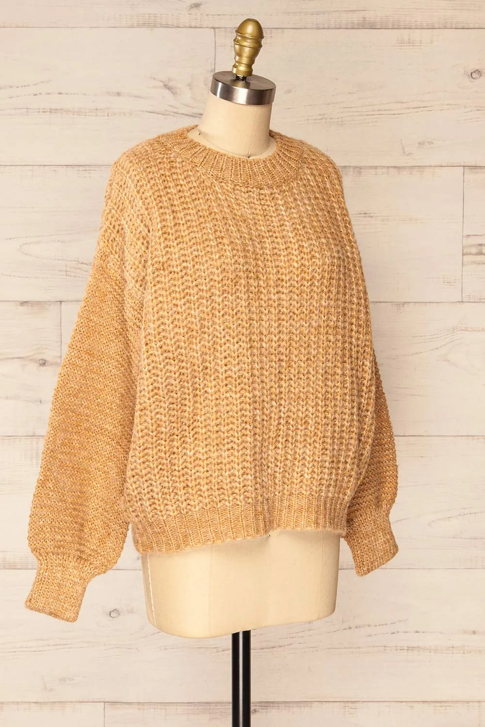 Fagerasen Caramel | Oversized Knit sweater