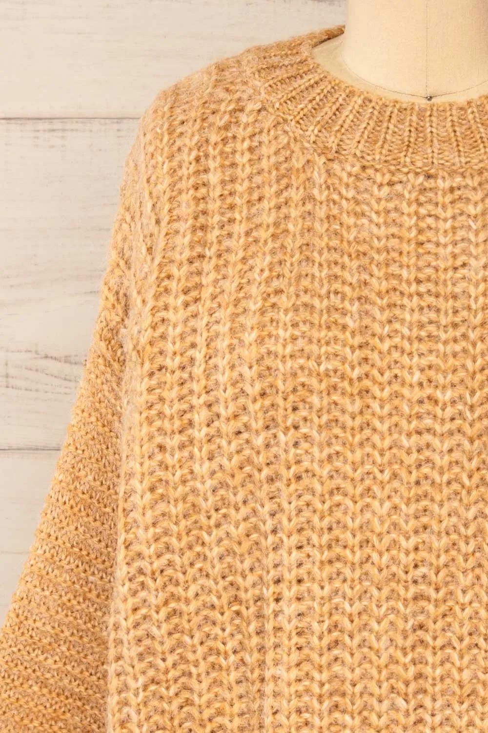 Fagerasen Caramel | Oversized Knit sweater