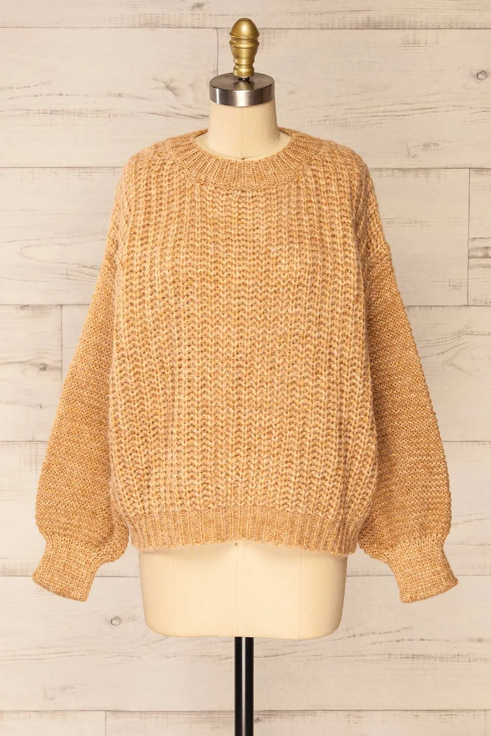 Fagerasen Caramel | Oversized Knit sweater