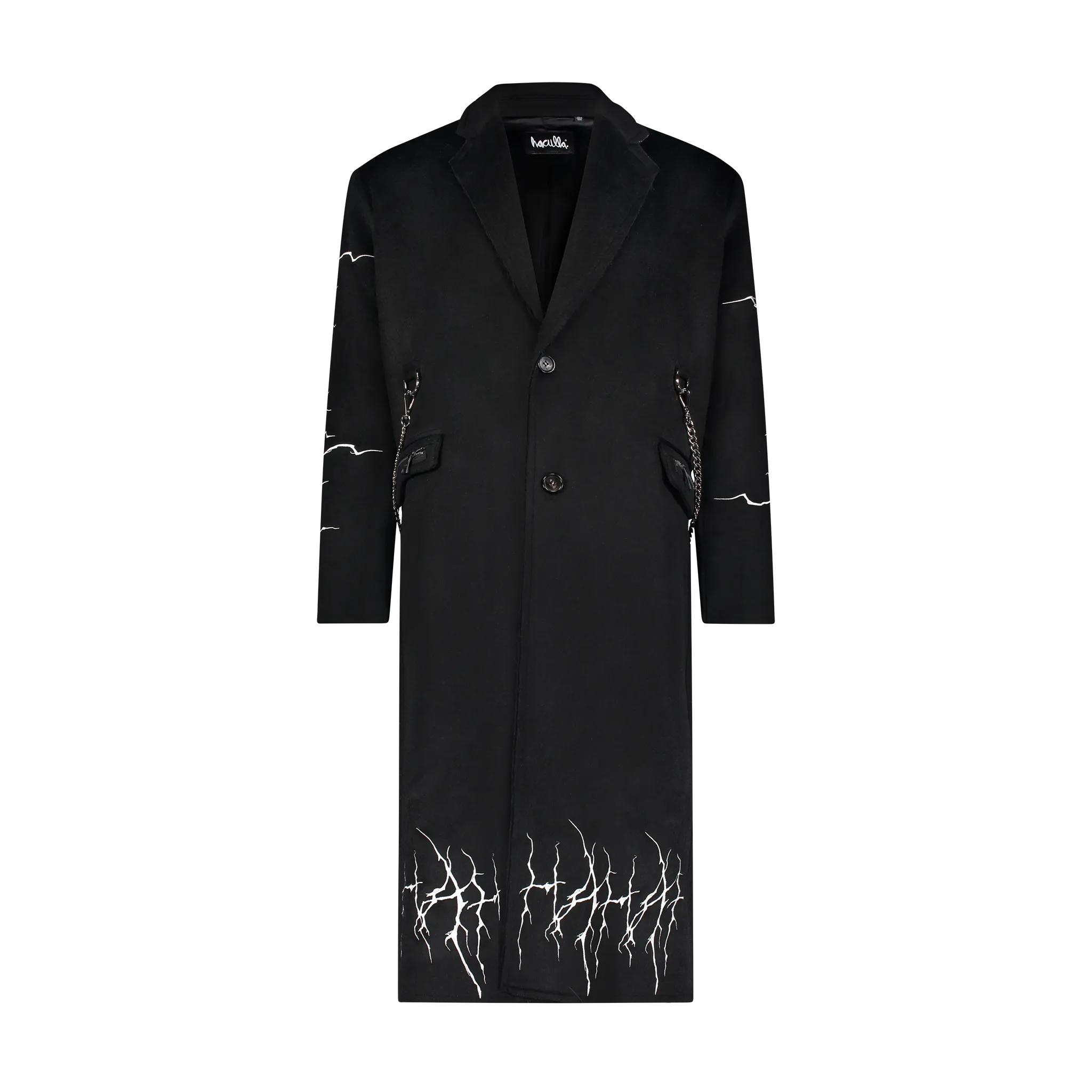 FALLEN ANGEL TRENCH COAT BLACK