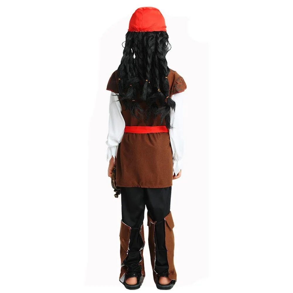 Family Matching Pirate Outfit Cosplay Costume Fancy Dress Halloween