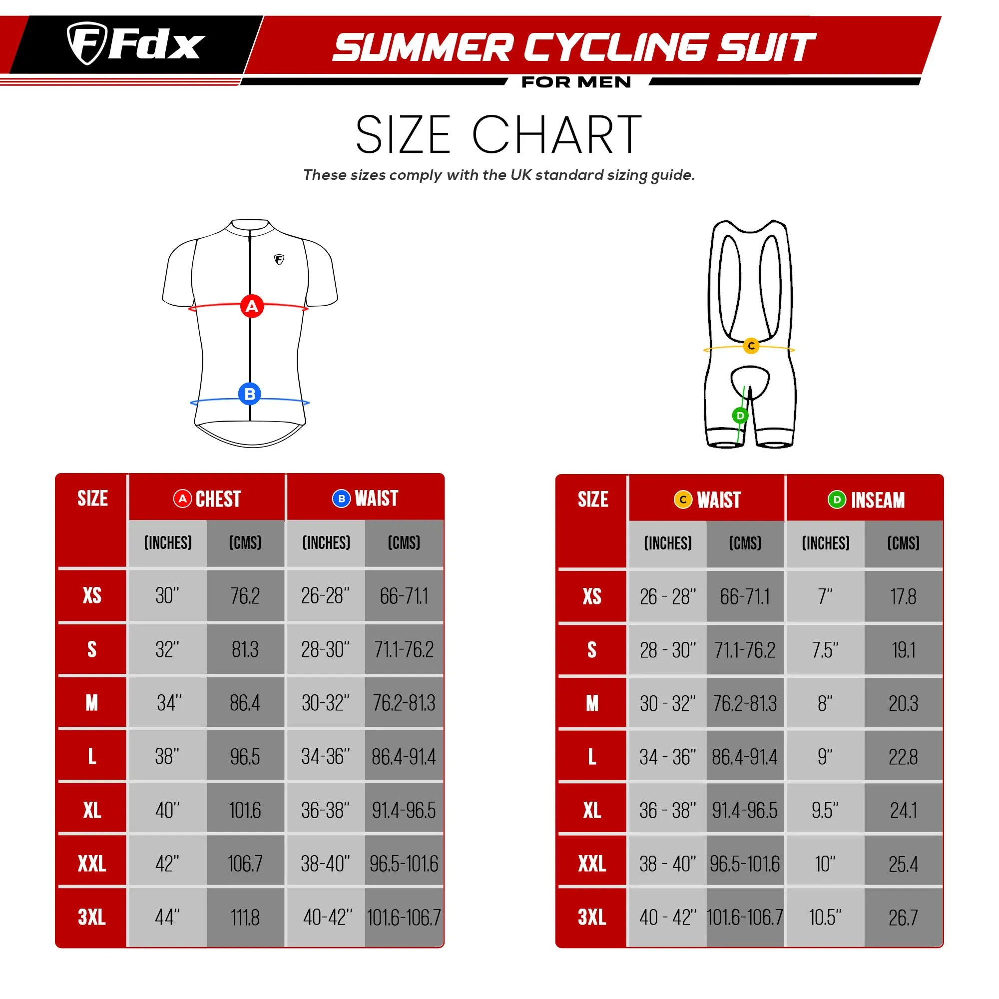 Fdx Men's & Boy's Set Velos Grey Short Sleeve Summer Cycling Jersey & Cargo Bib Shorts