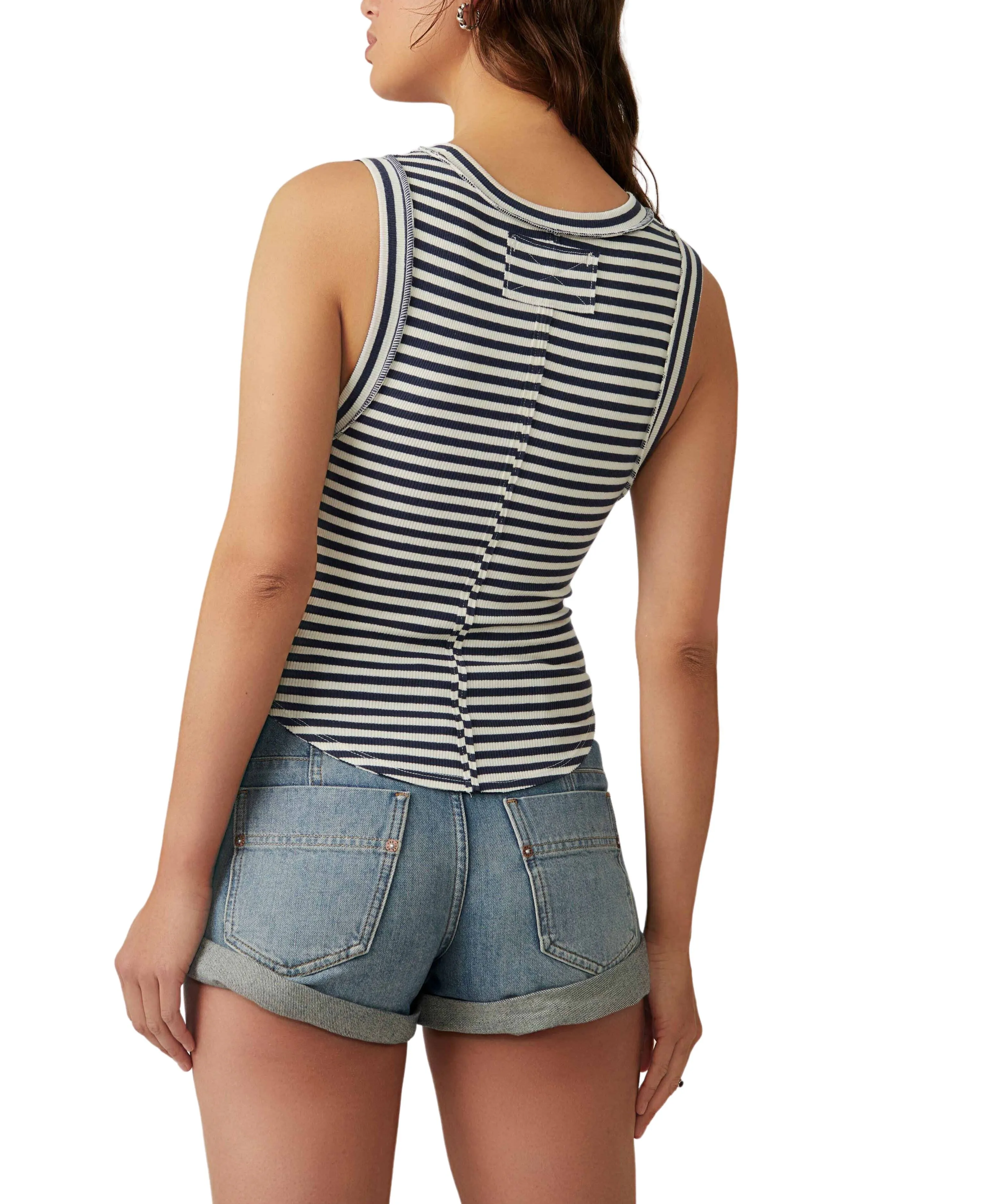 Free People Kate Tee Stripe