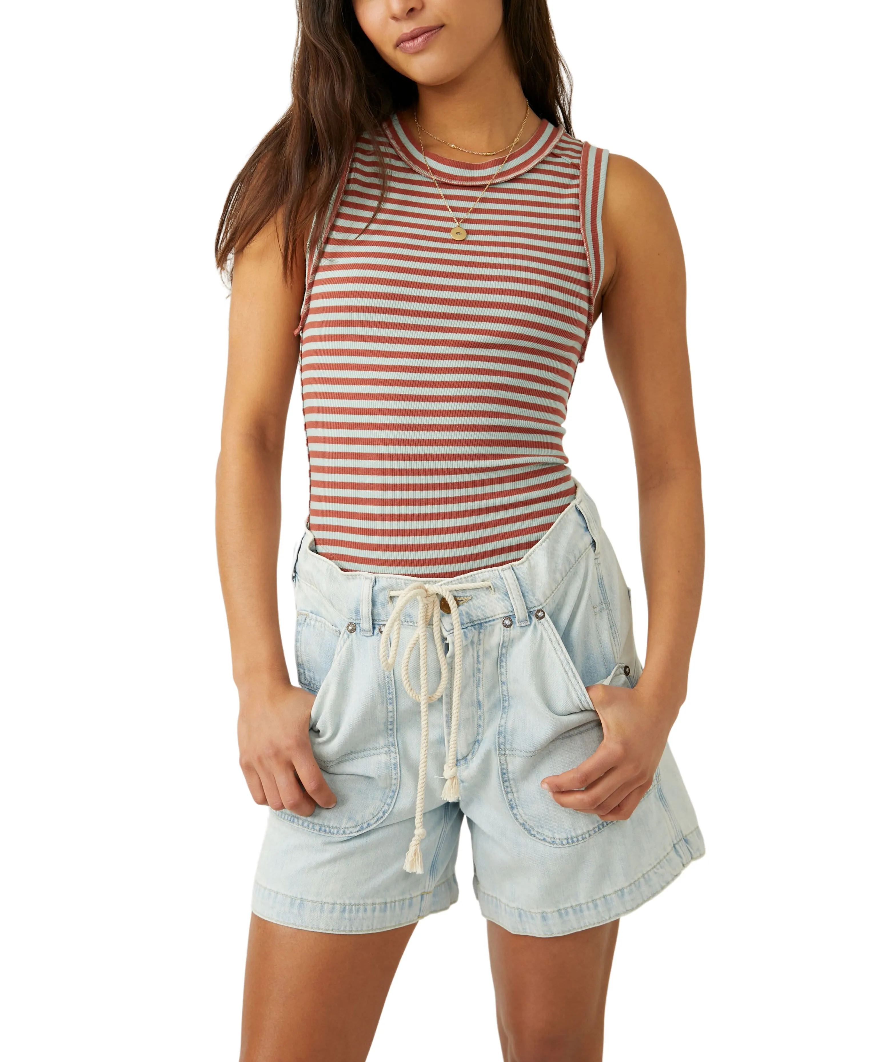 Free People Kate Tee Stripe