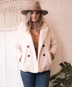 Free Spirit Fur Coat, Salt