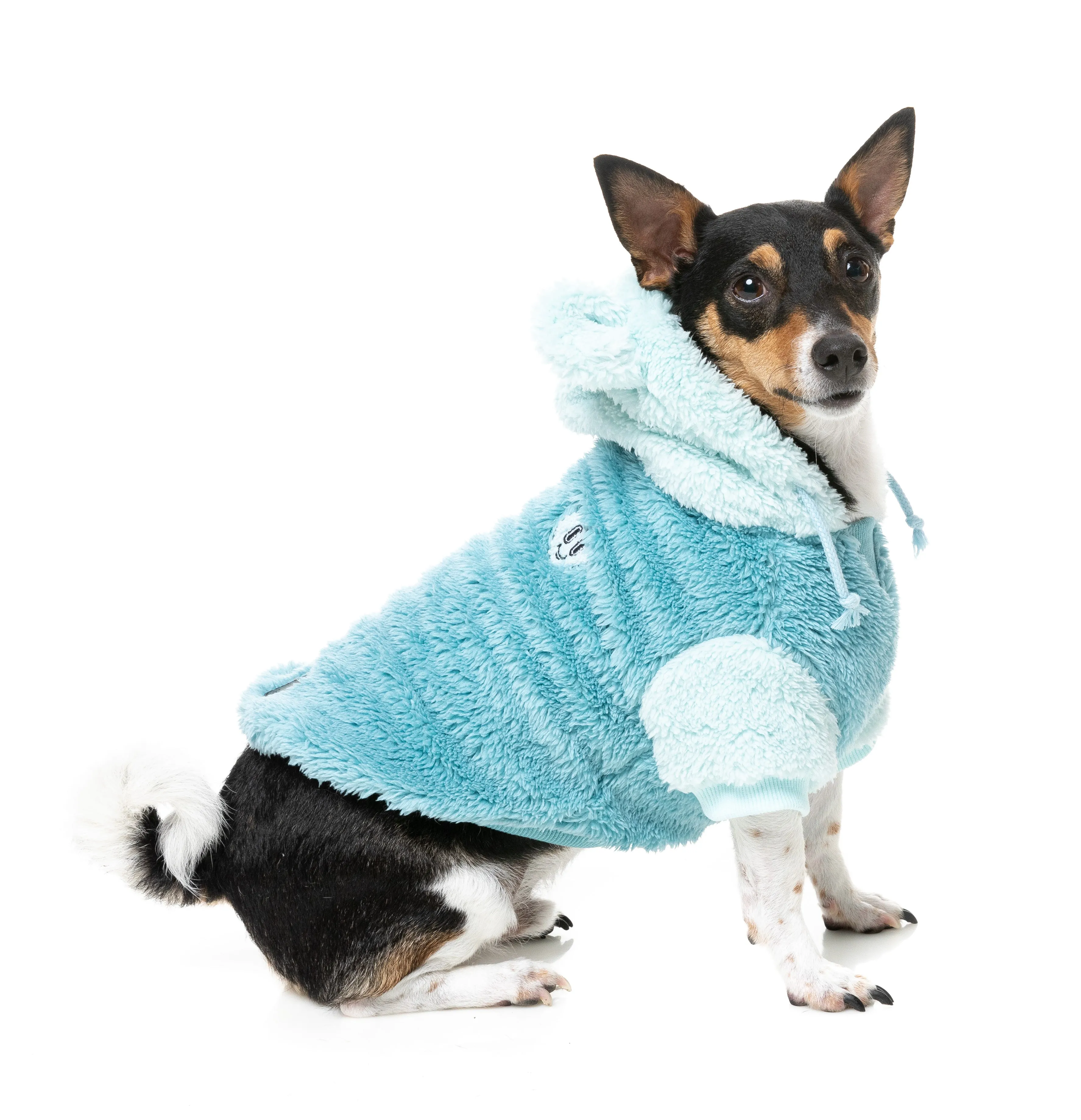 FuzzYard Winnie Dog Hoodie Blue