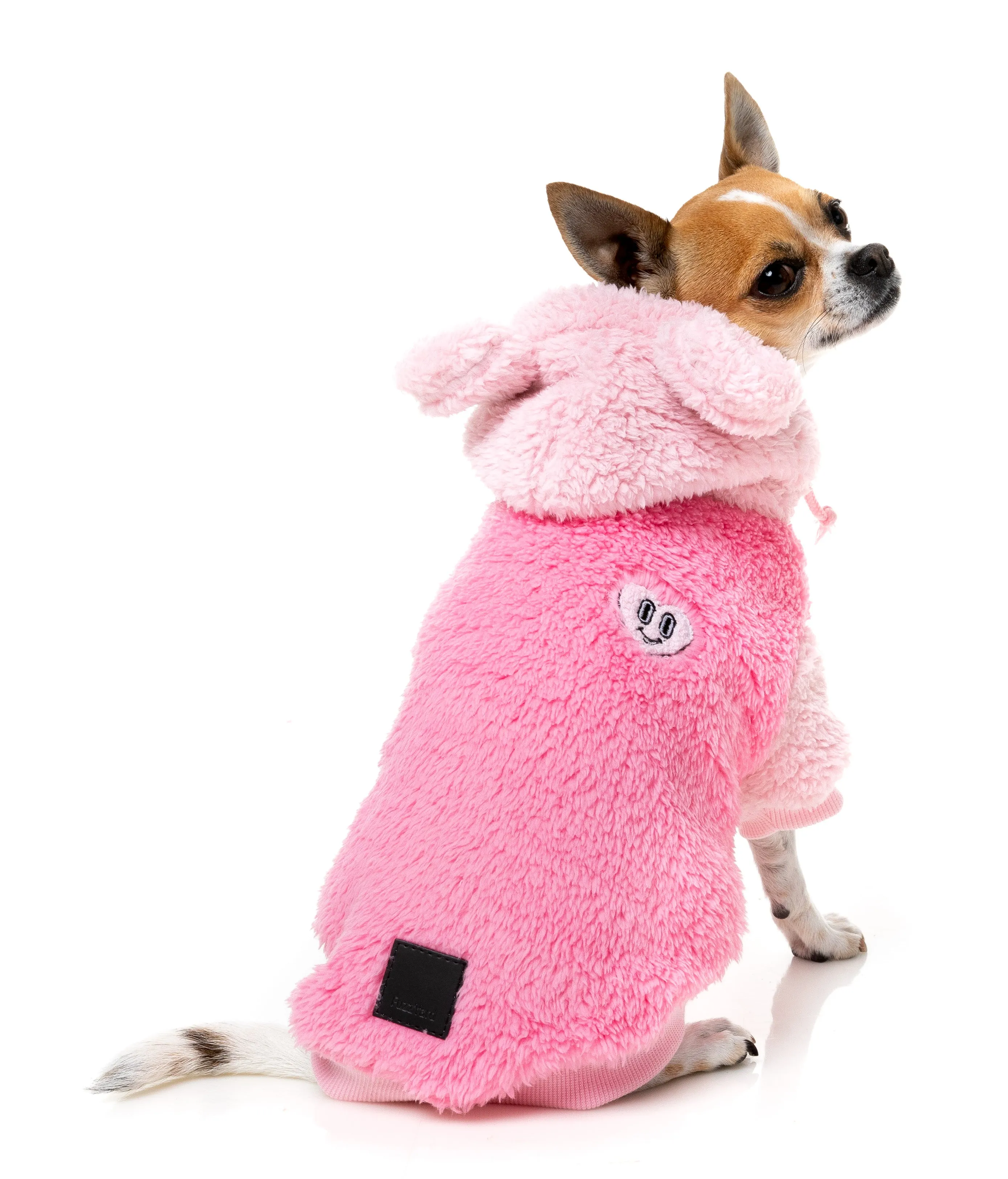 FuzzYard Winnie Dog Hoodie Pink