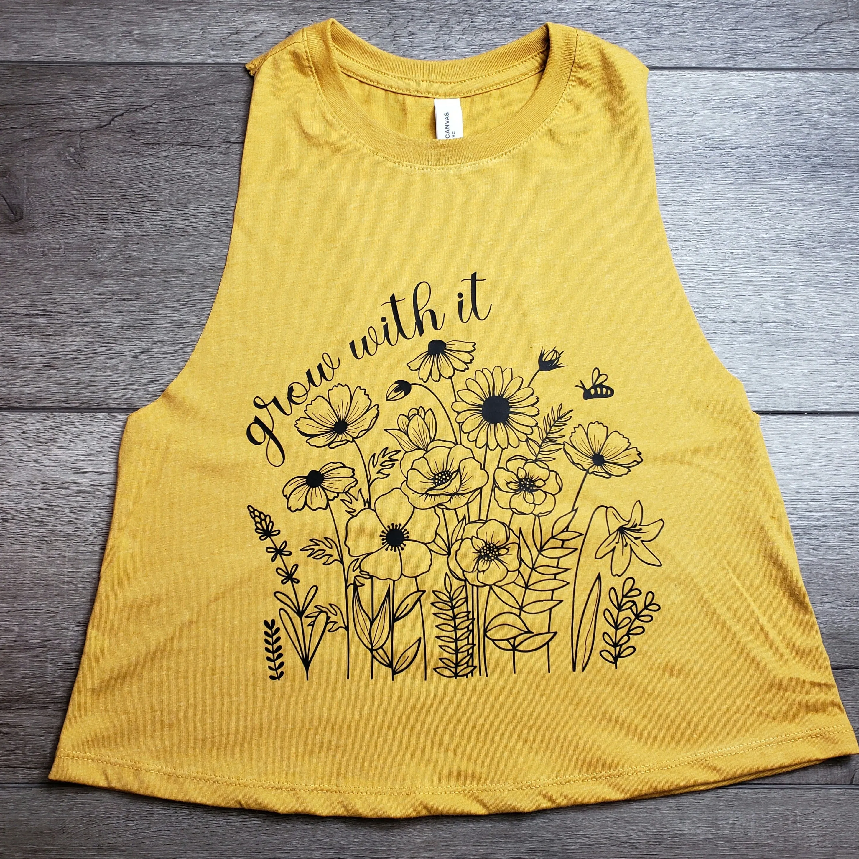 Grow with it Cropped Tank