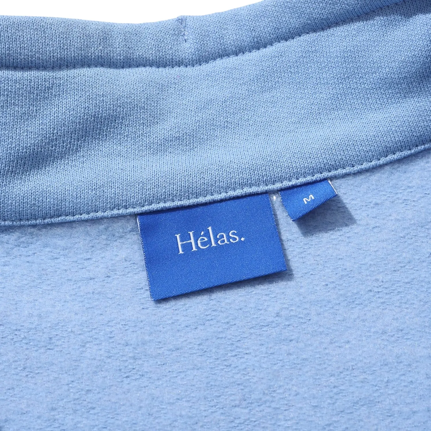 Helas Save Helas Quarter Zip - Grey Blue