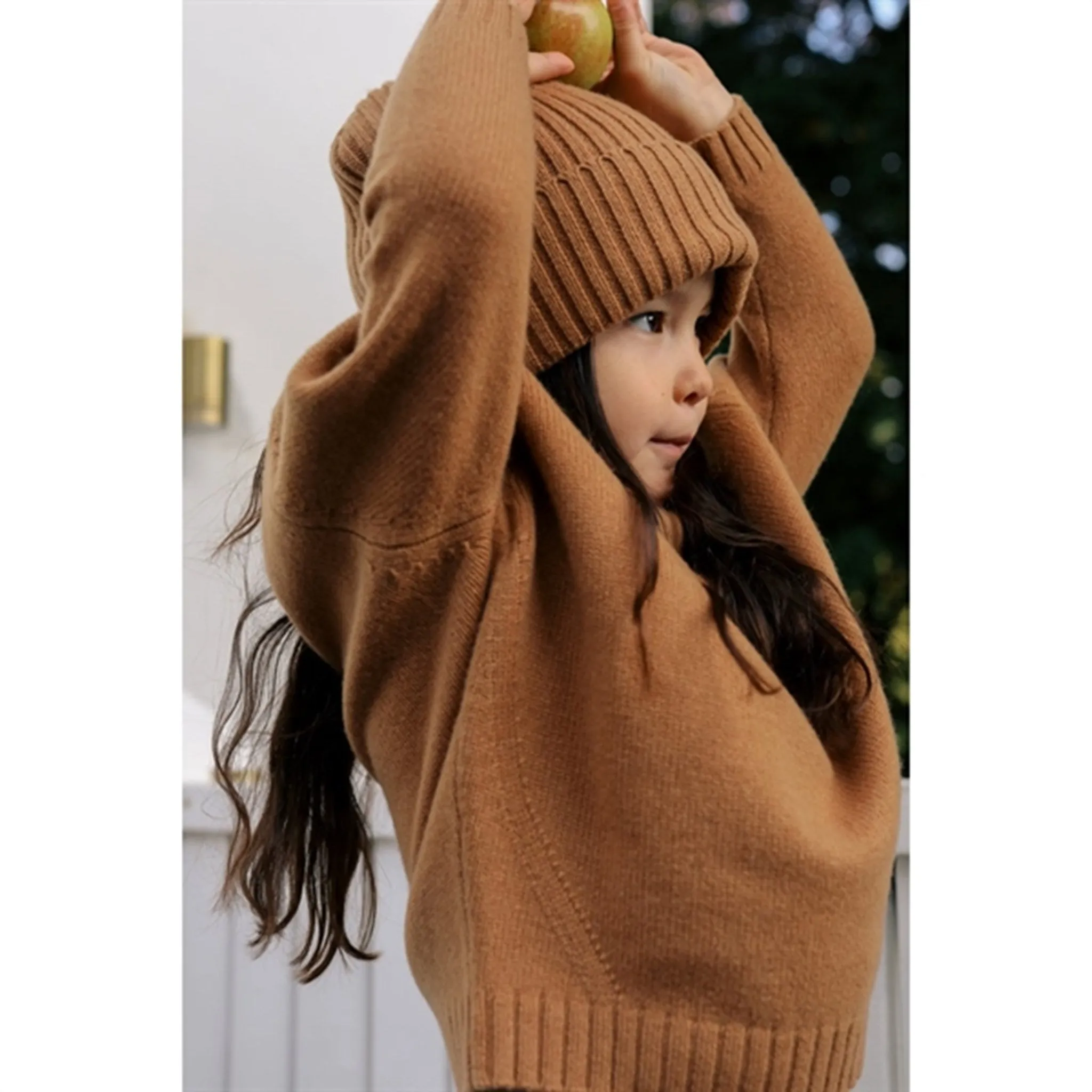 HOLMM Camel Carly Wool Knit Beanie