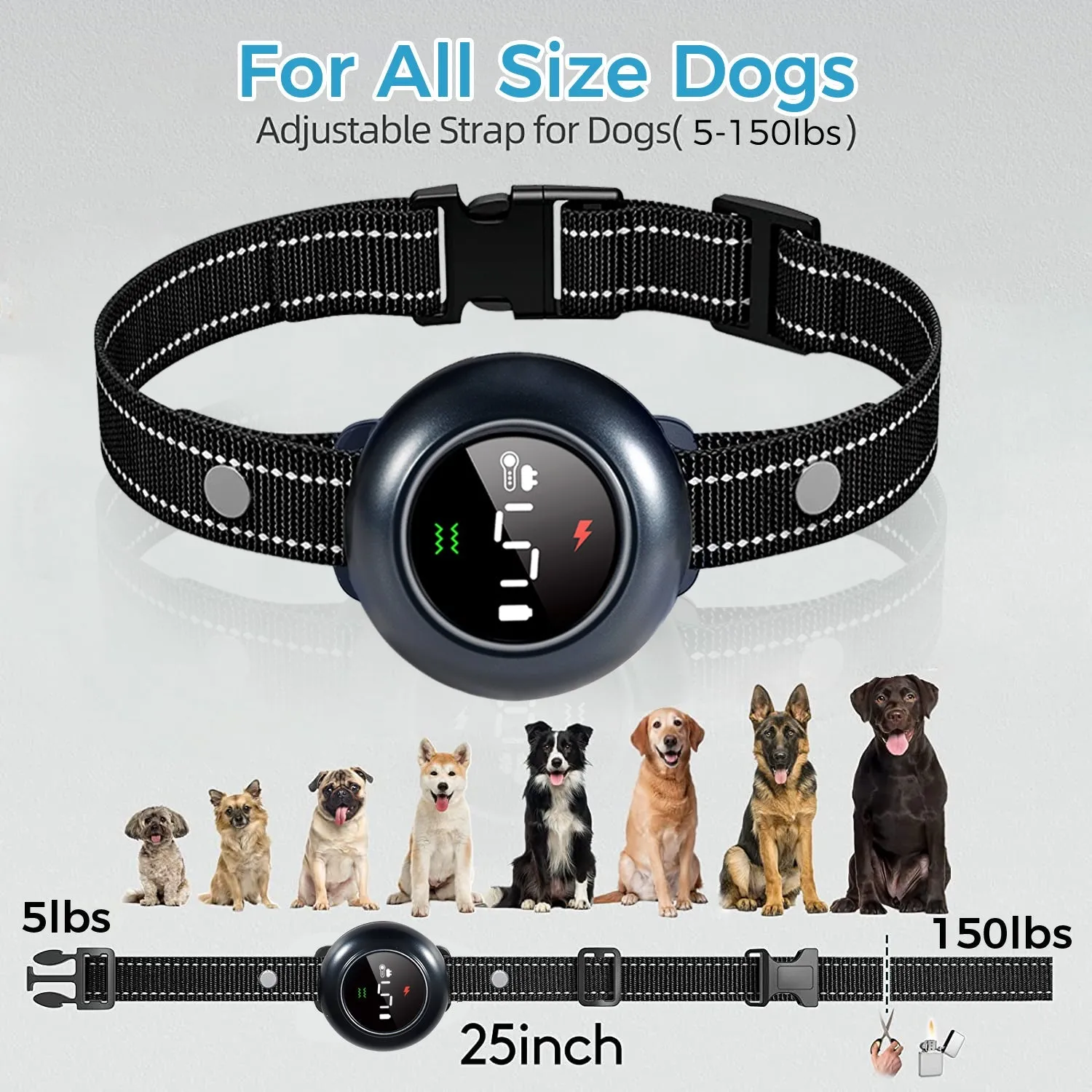 Houndware 2-in-1 Pro Anti-Bark and Remote Training Collar (UPGRADE)