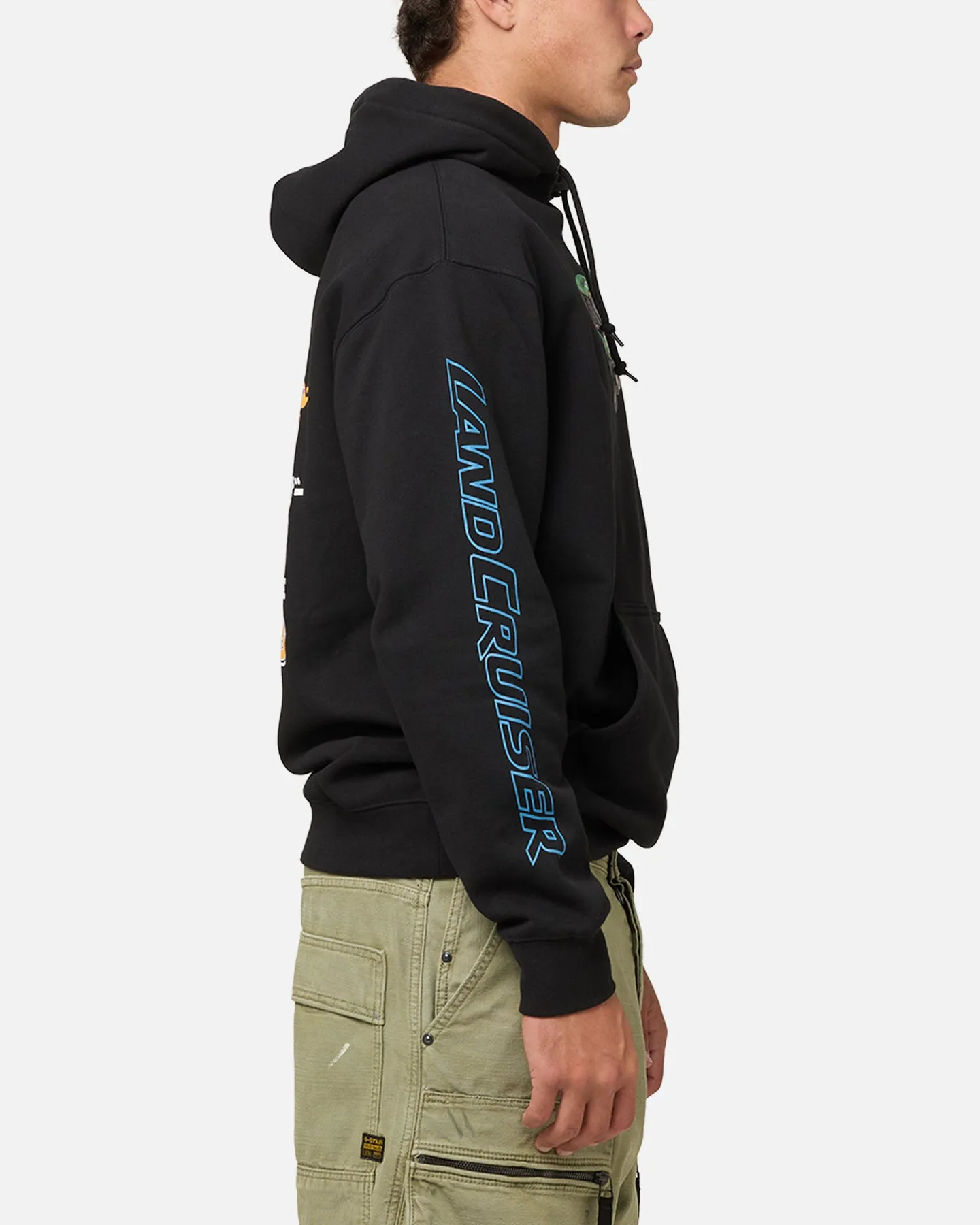 Huf X Toyota Sahara Rally Pullover Hoodie Black