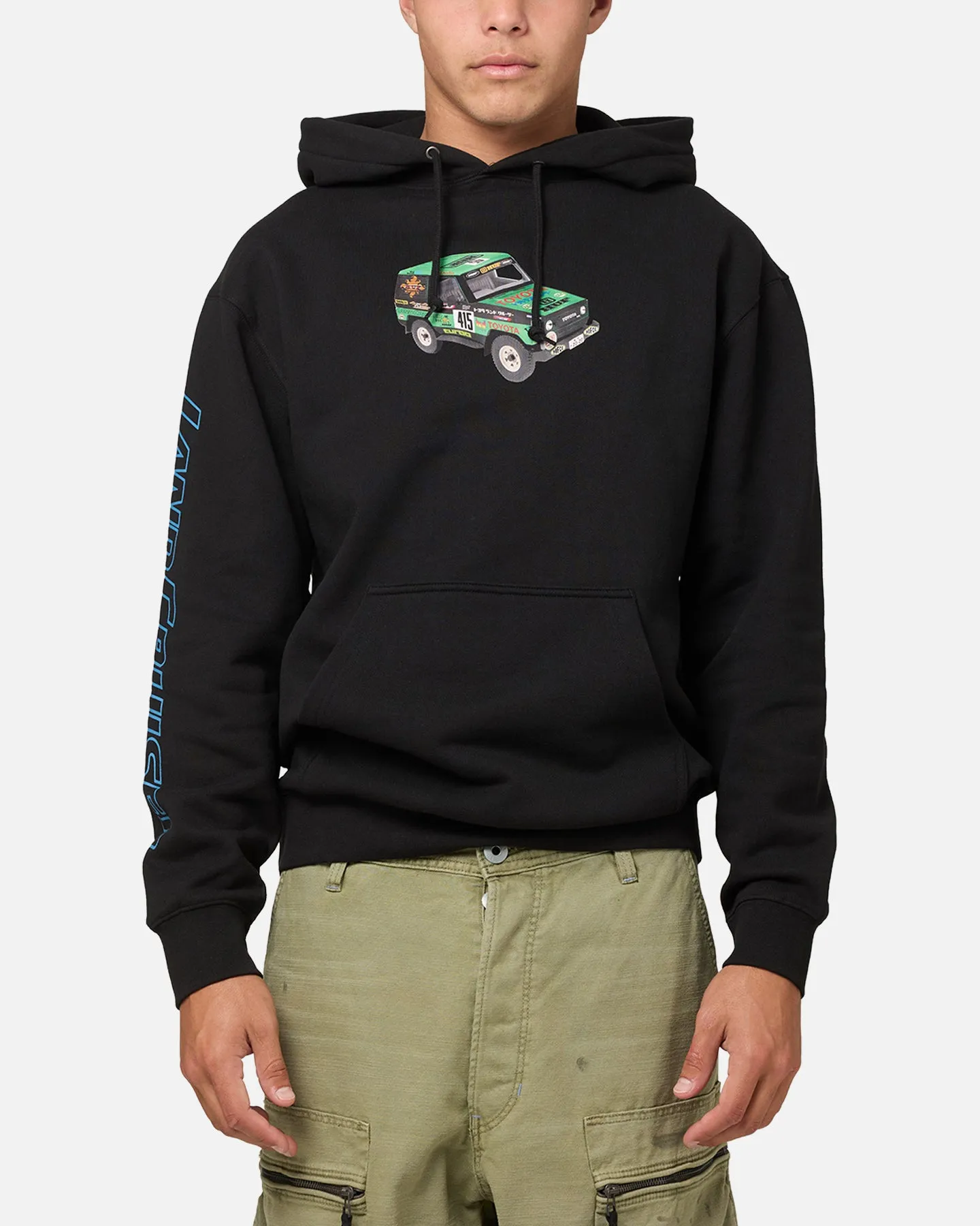 Huf X Toyota Sahara Rally Pullover Hoodie Black