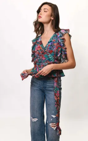 Hutch- Lenza Blouse in Party Floral