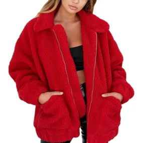 I'm So Collected Fleece Fur Coat