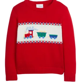 Intarsia Sweater - Train