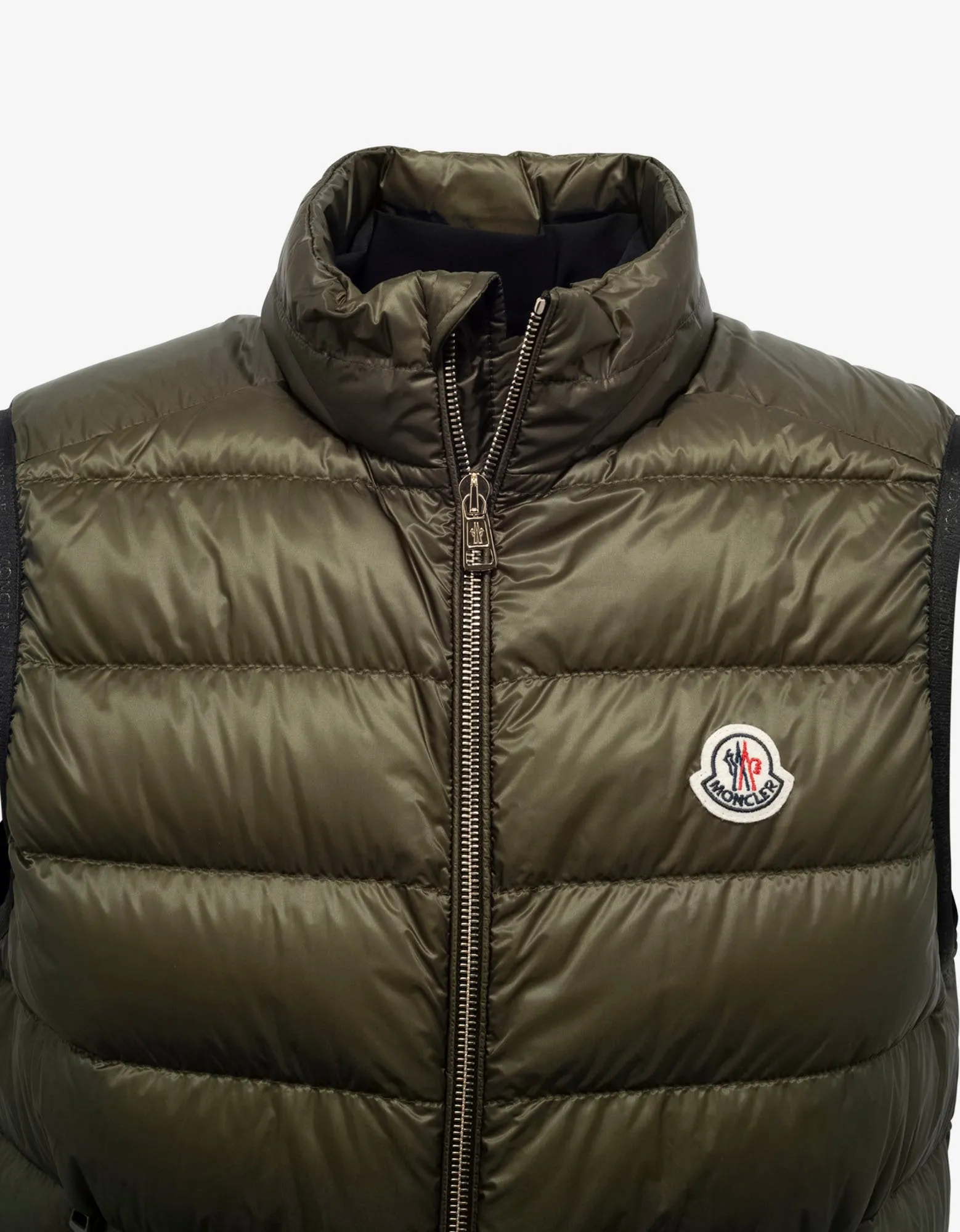 Iori Khaki Nylon Down Gilet