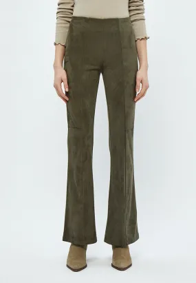 Jalena Flared Pants - Beluga Green