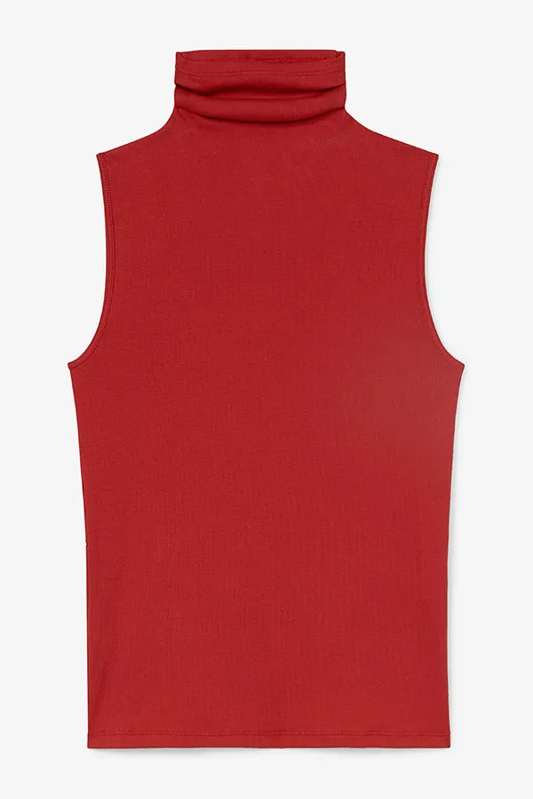 Jett Tank - Organic Ribbed Pima Cotton :: Cardinal