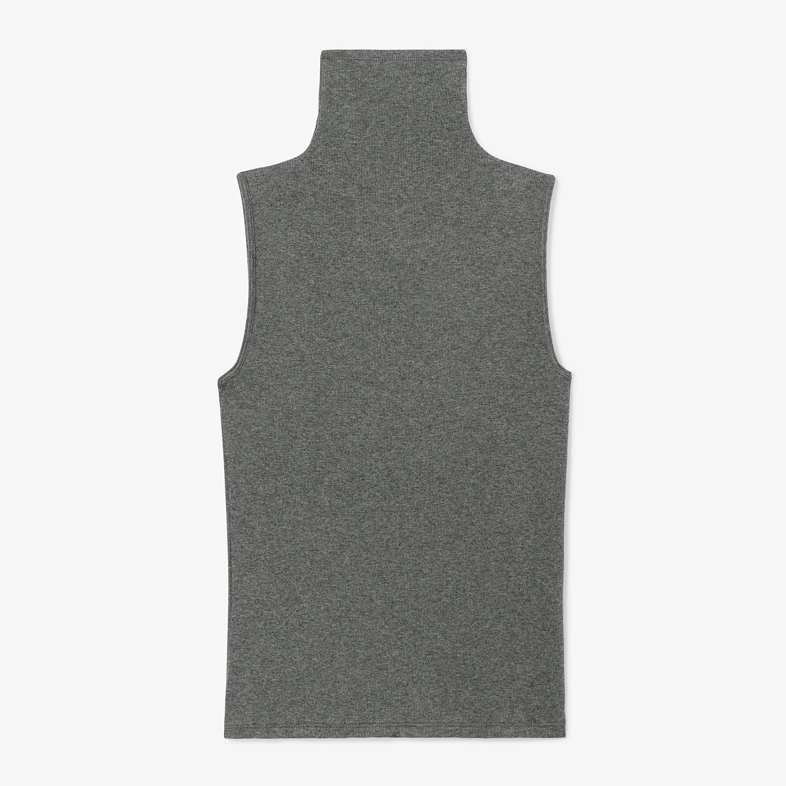 Jett Tank - Organic Ribbed Pima Cotton :: Charcoal