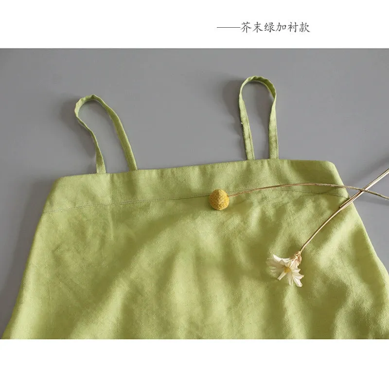 Jie Cai 芥菜 Mustard Greens Song Dynasty Cotton Linen Moxiong Undergarment