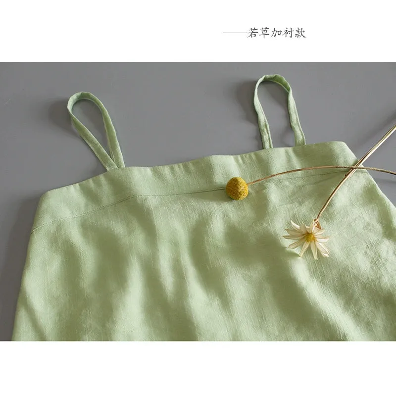 Jie Cai 芥菜 Mustard Greens Song Dynasty Cotton Linen Moxiong Undergarment