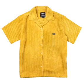 Jumbo Cords Button-Up in Mustard