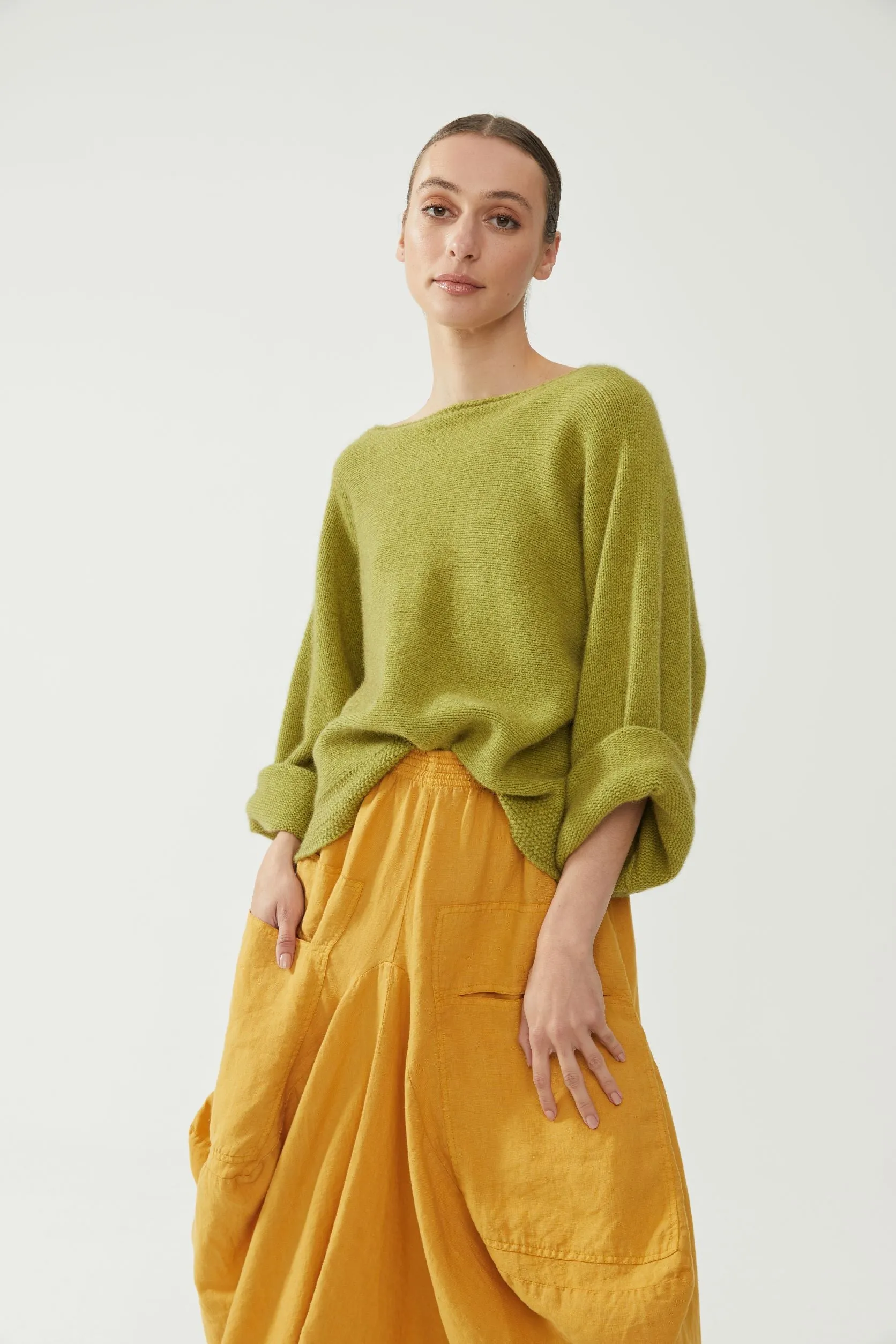 Kiitos Pocket Skirt Mustard