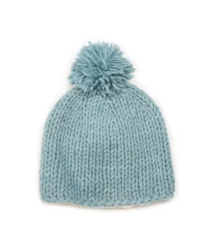 Knit Beanie with Pom Pom