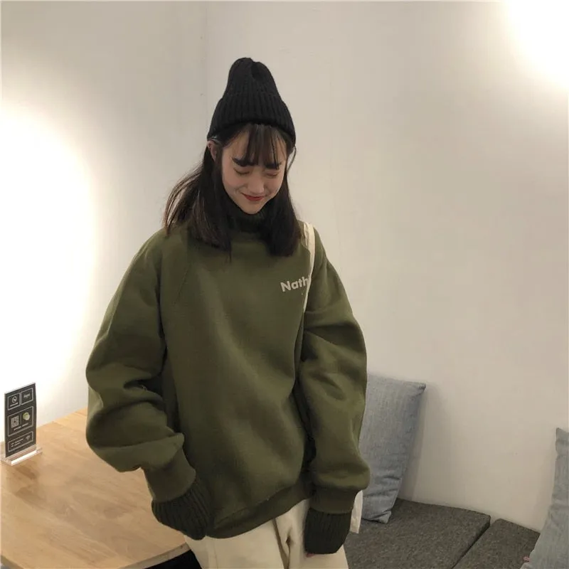 [Korean Style] Becha Layer turtleneck Sweatshirt