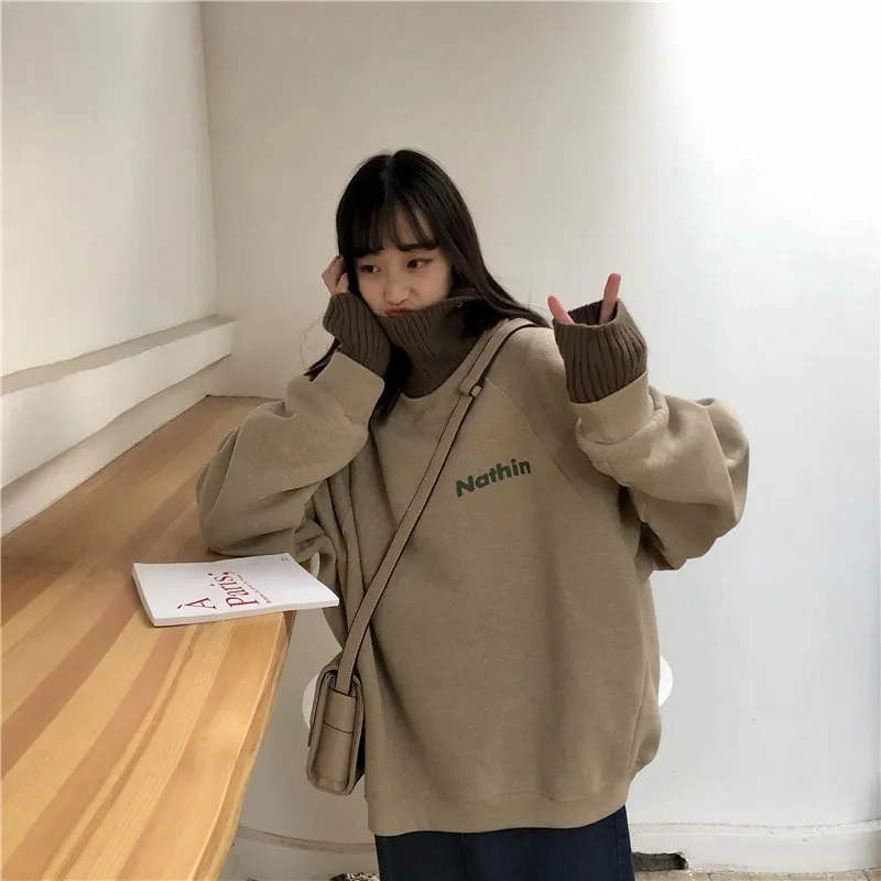 [Korean Style] Becha Layer turtleneck Sweatshirt