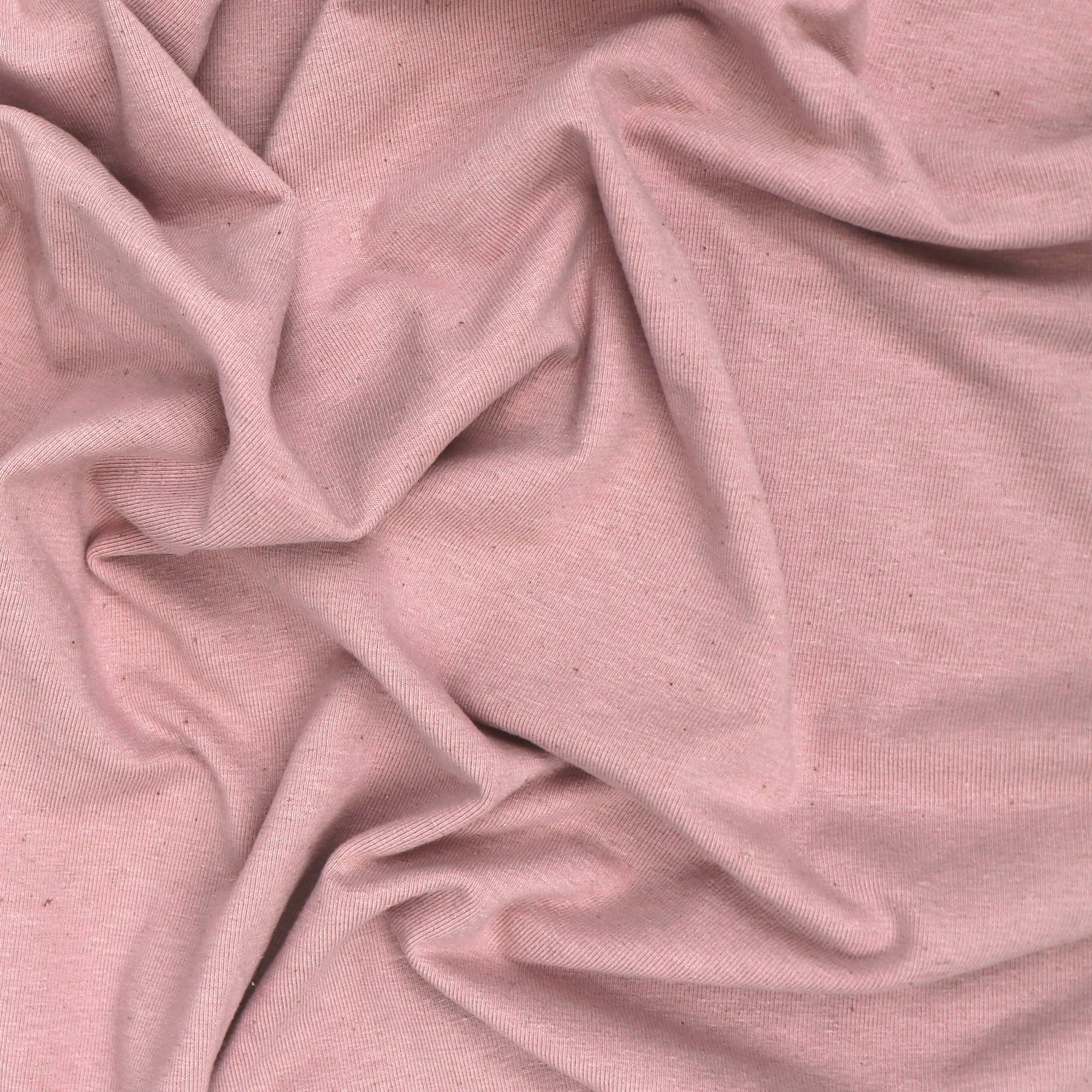 Linen Cotton Jersey - Mauve Pink