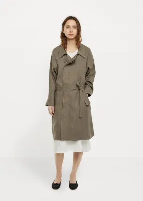 Linen Trench Coat