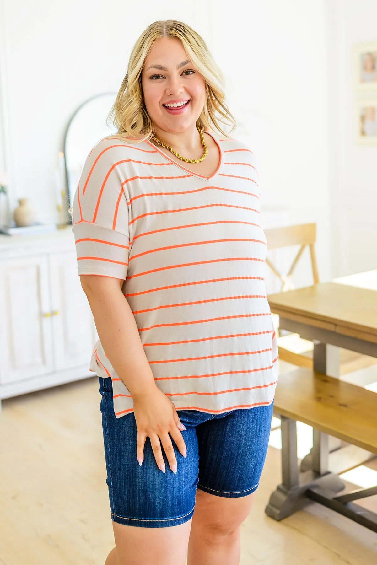 Little Pick Me Up Striped Top