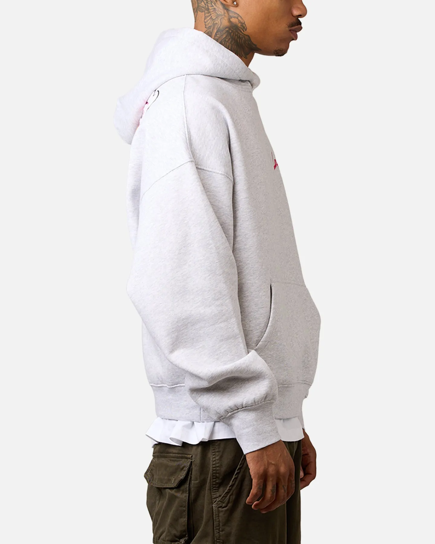 Loiter Chenille Premium Hoodie Grey Marle