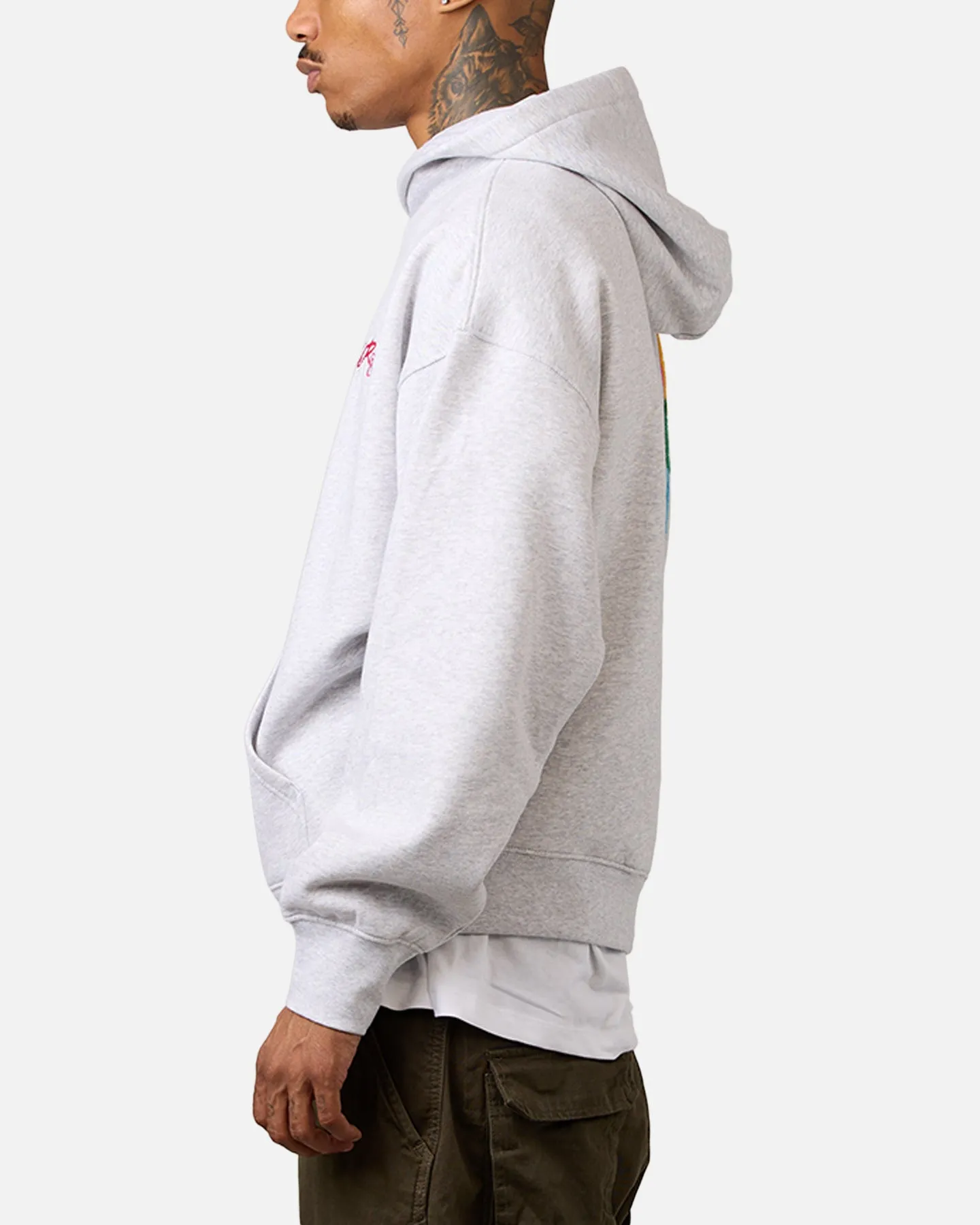 Loiter Chenille Premium Hoodie Grey Marle