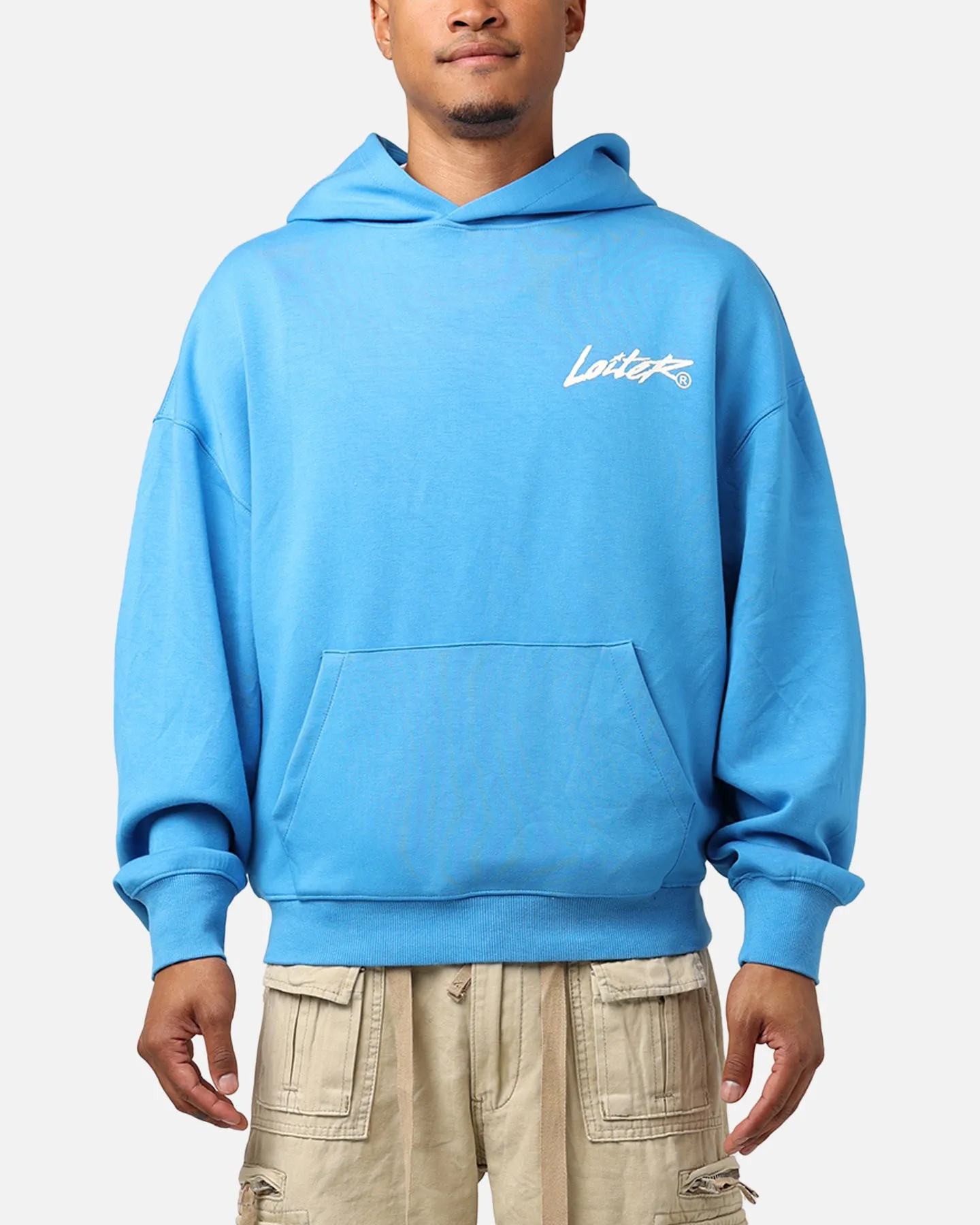 Loiter Chroma Premium Hoodie Blue