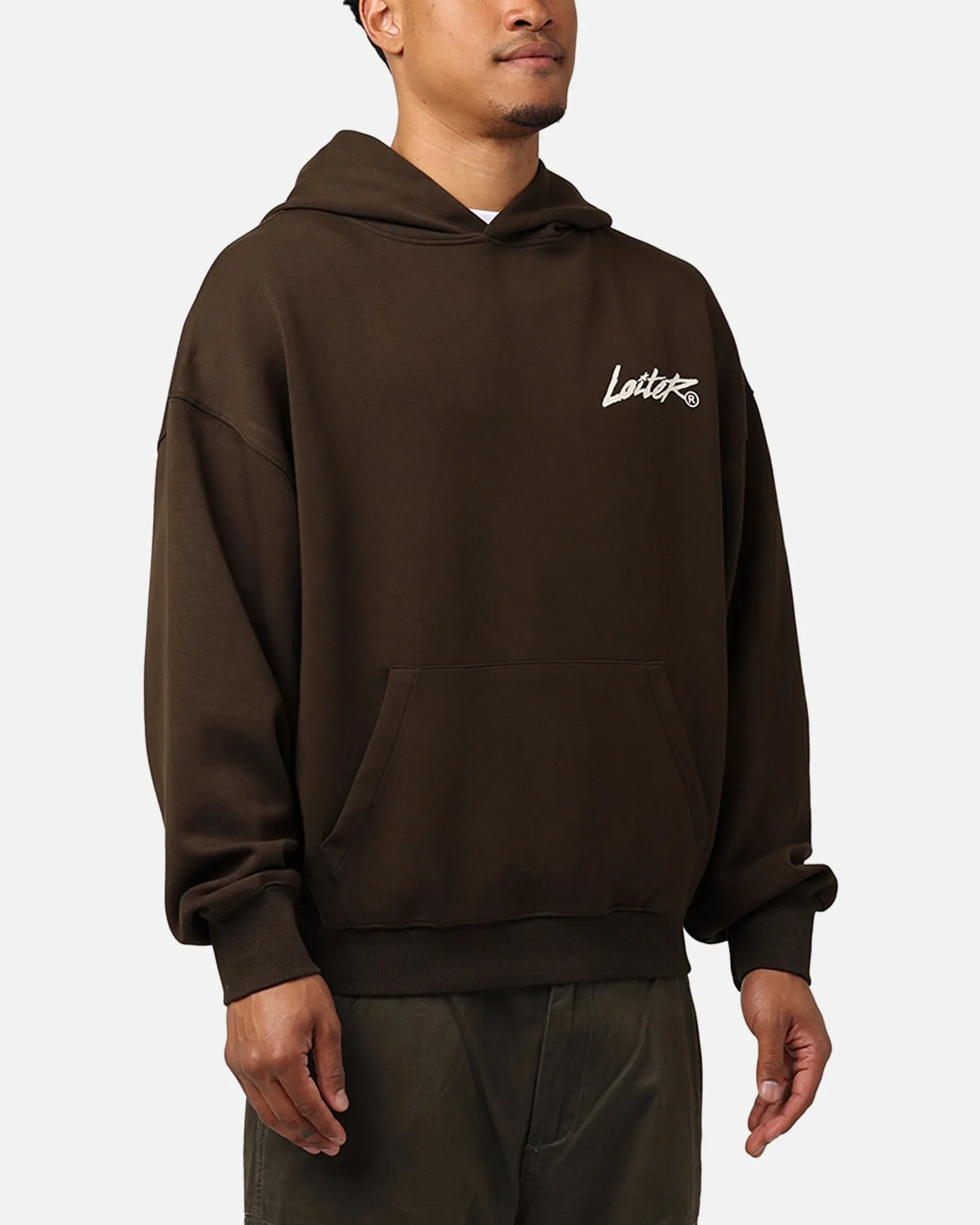 Loiter Chroma Premium Hoodie Dark Chocolate