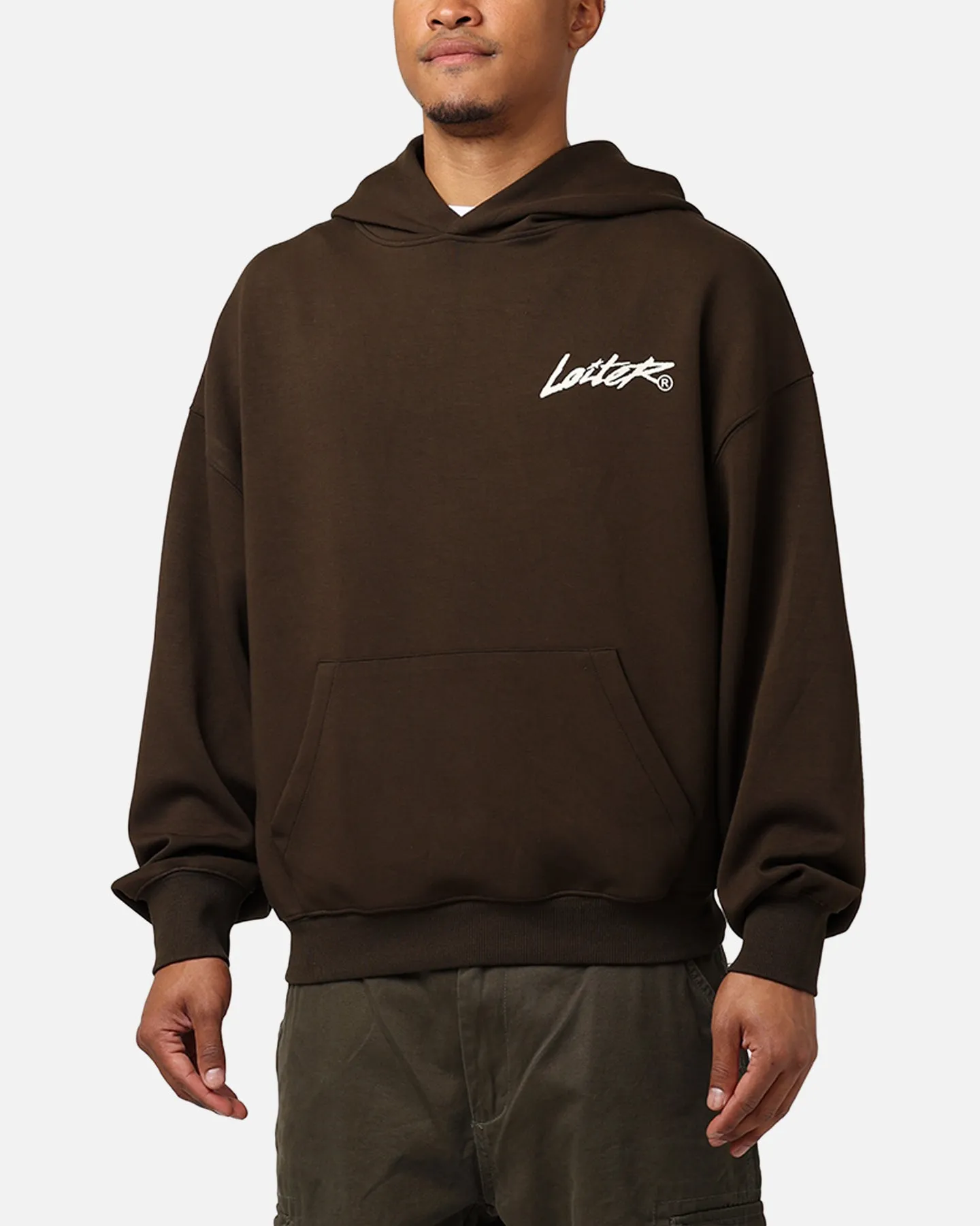 Loiter Chroma Premium Hoodie Dark Chocolate