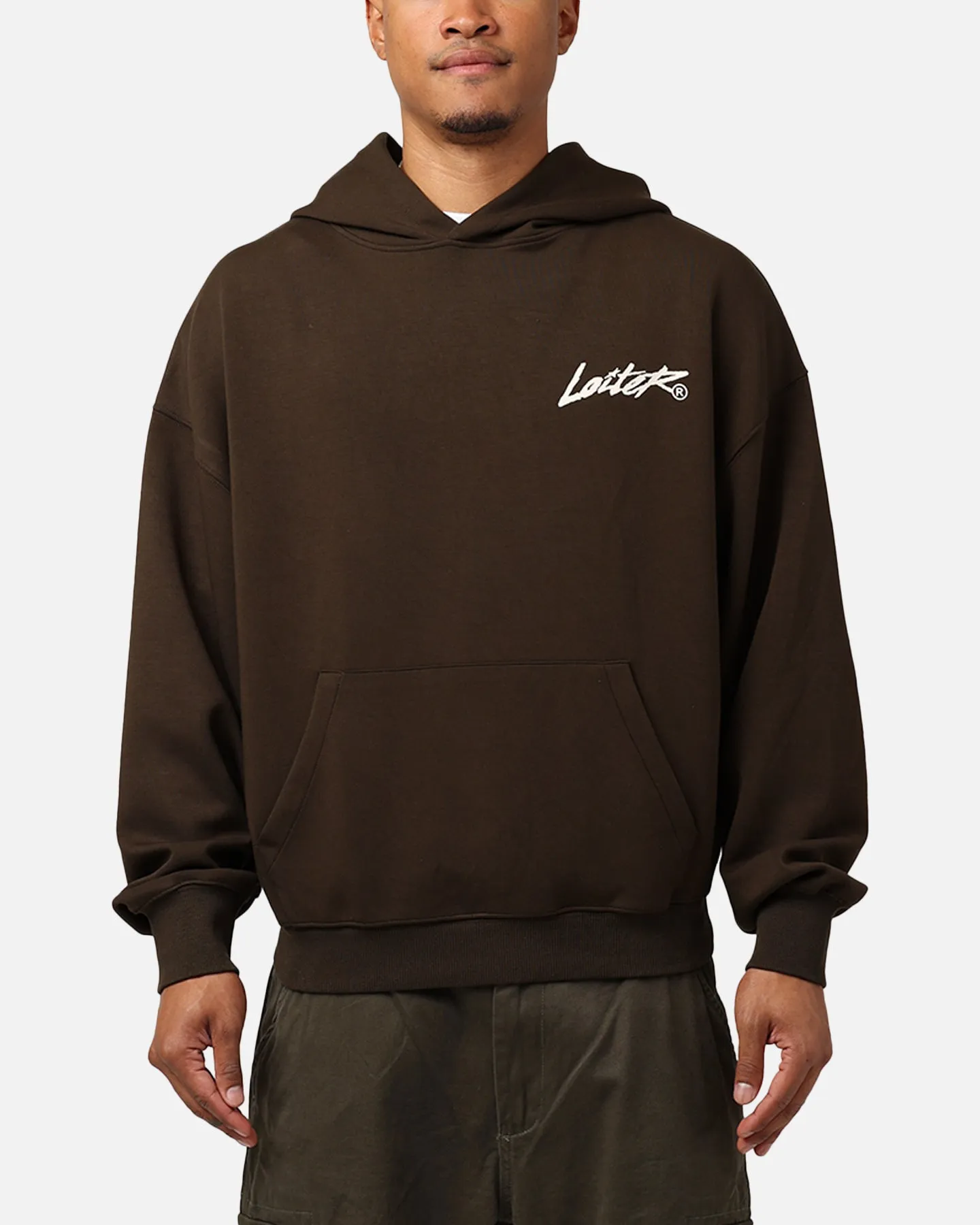 Loiter Chroma Premium Hoodie Dark Chocolate