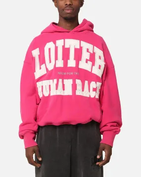 Loiter College Dropout Hoodie Pink