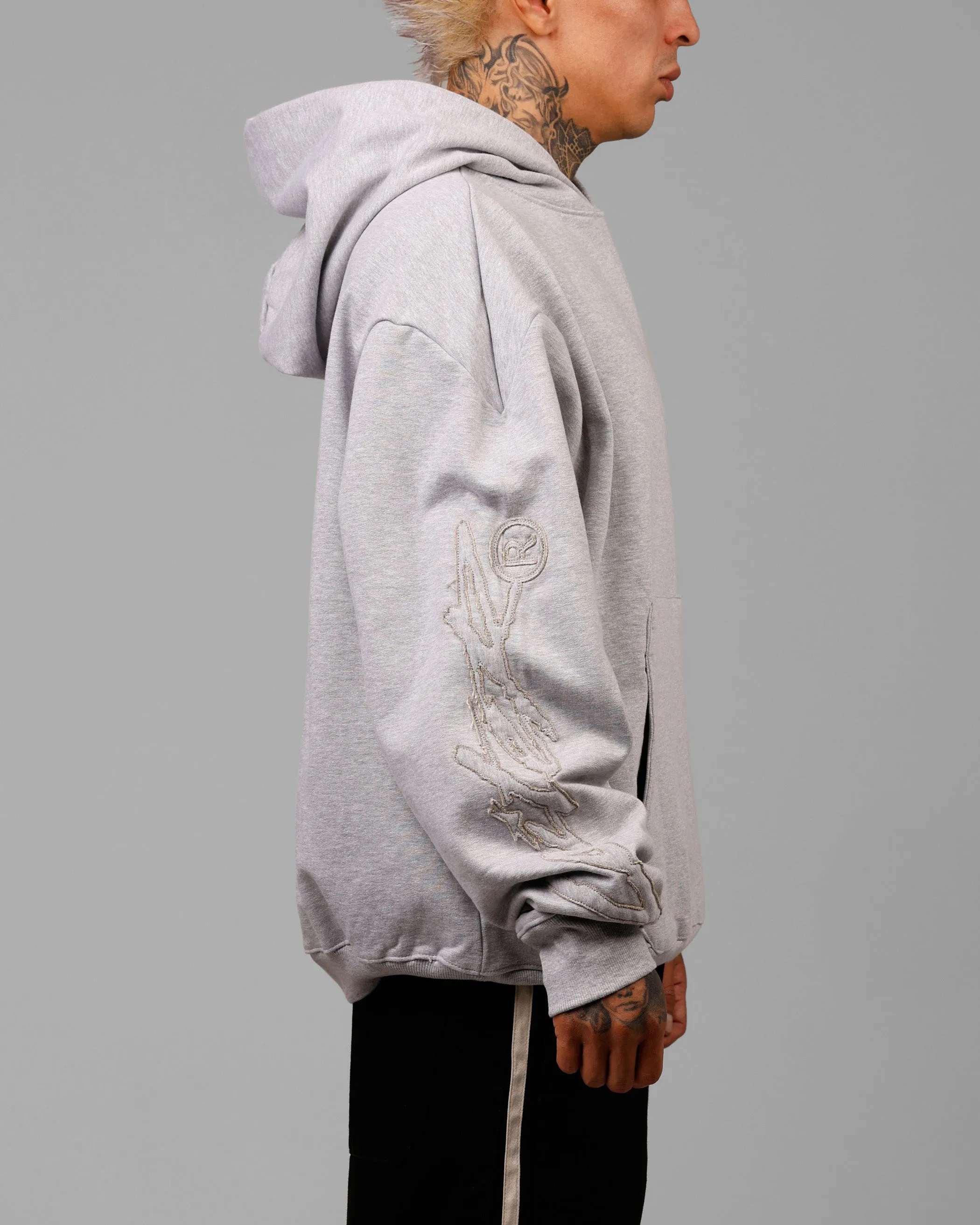 Loiter Dune Hoodie Grey Marle