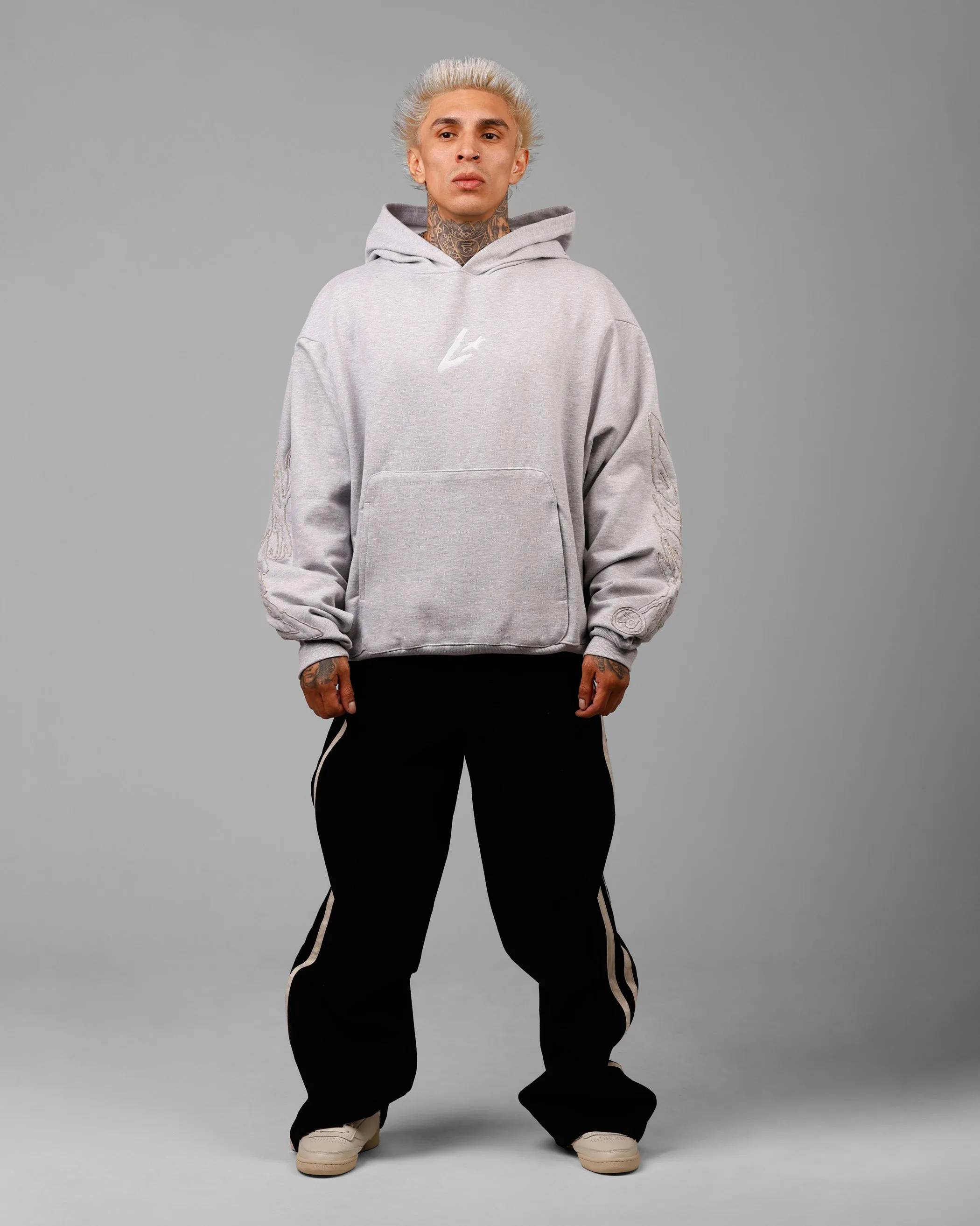 Loiter Dune Hoodie Grey Marle