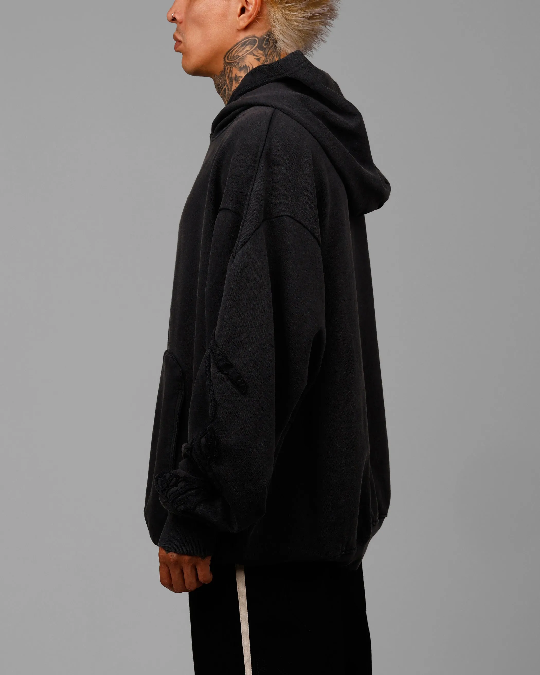 Loiter Dune Hoodie Washed Black