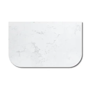 Luxe 760x470mm Curved Marble Silica Free Benchtop